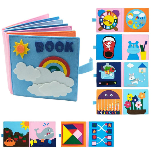 Livre en tissu 3D pour tout - petit TIBOOK™ - bebemam.com