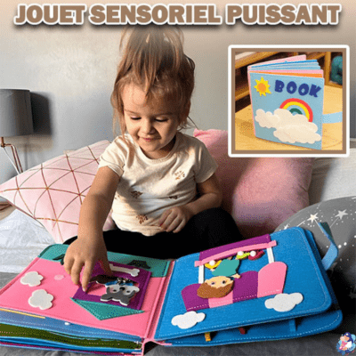 Livre en tissu 3D pour tout - petit TIBOOK™ - bebemam.com