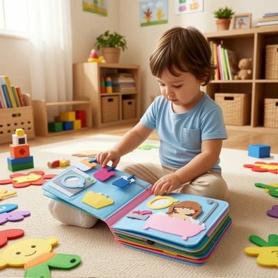 Livre en tissu | éveil sensoriel