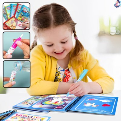 Livres de coloriage à l'eau WATERBOOK™ - bebemam.com