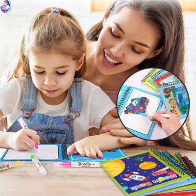 Livres de coloriage à l'eau WATERBOOK™ - bebemam.com