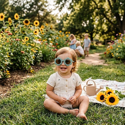 lunette de soleil bebe vert