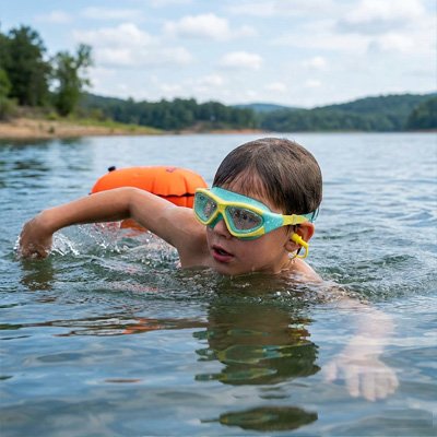 Lunette natation design ergonomique adapte aux morphologies