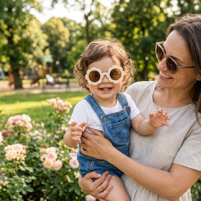 lunettes de soleil bebe style