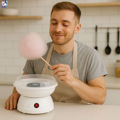 machine a barbe a papa candy floss fonctionne en un bouton