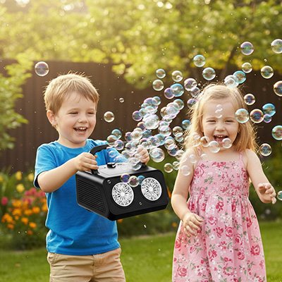 machine a bulles utilisation sans fil 