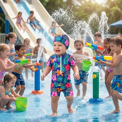 maillot de bain bebe multicolore