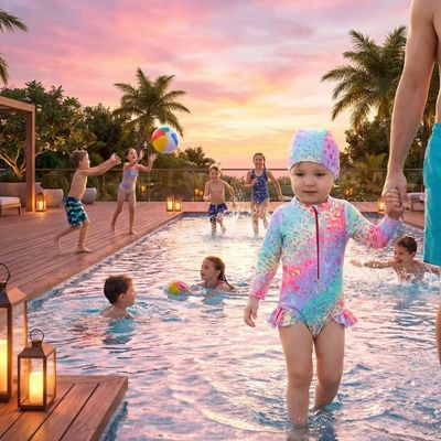 maillot de bain enfant floral harmonie