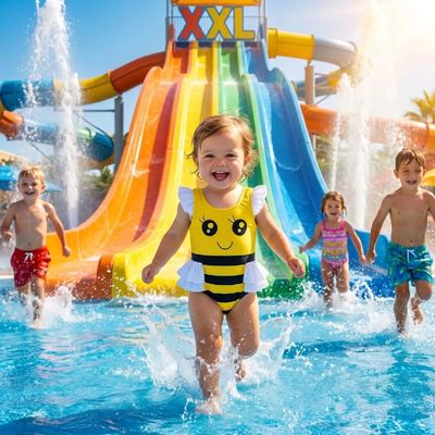 maillot de bain enfant raye