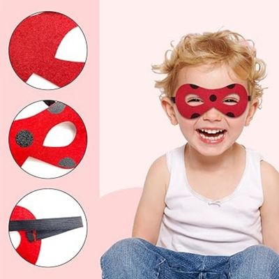 masques en feutre coccinelle durable