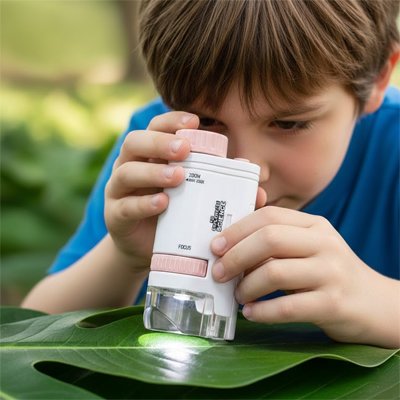 microscope enfant design compact et portable