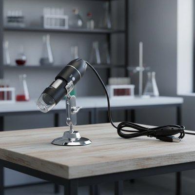 microscope portable enfant support avec base stable