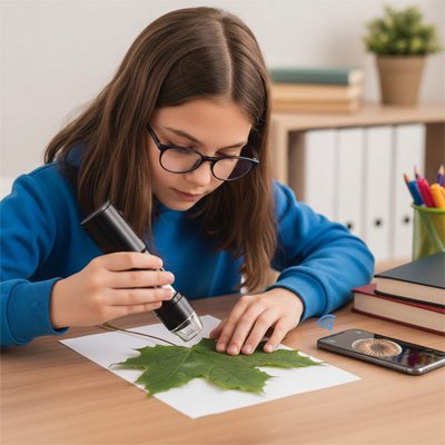 microscope portable enfant utilisation nomade