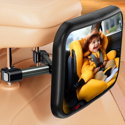 miroir voiture bebe incurve grand angle
