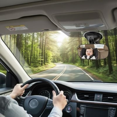 miroir voiture bebe orientation ajustable