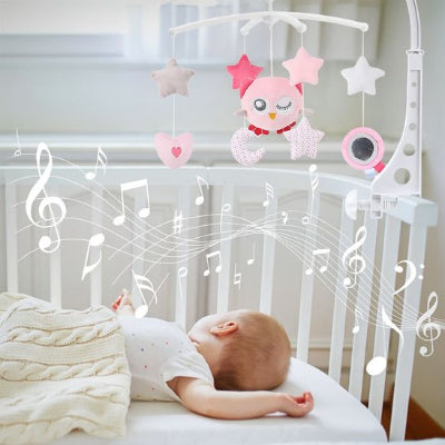mobile bebe forestier musical favorise le sommeil