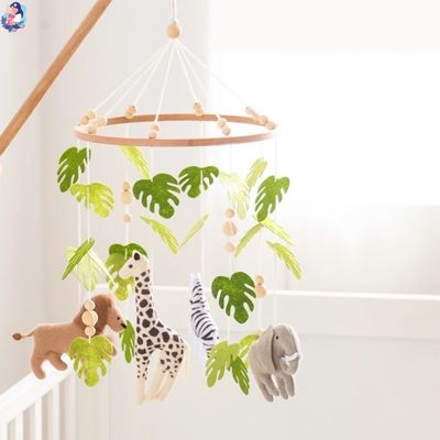 mobile bebe jungle naturel double systeme fixation