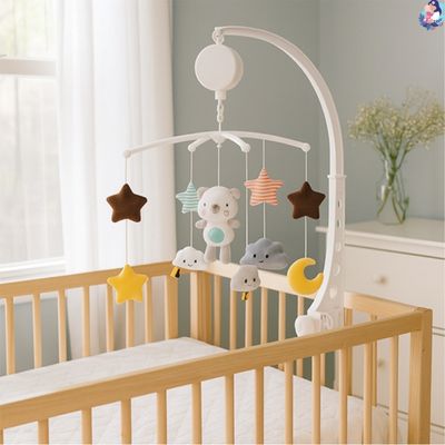 mobile bebe musical zen rotation automatique