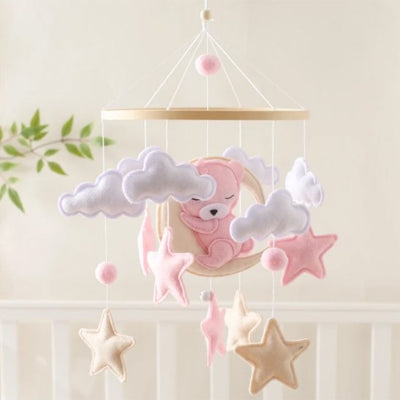 mobile bebe feerique lapin lune installation facile