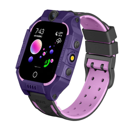 montre connectee enfant violet