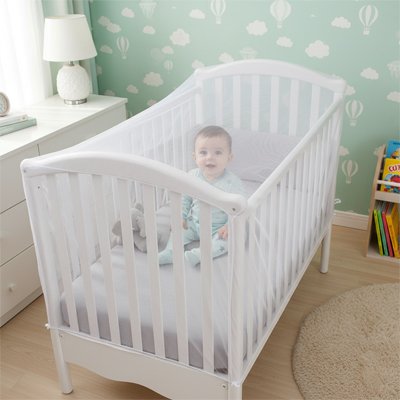 moustiquaire lit bebe tissu leger et transparent
