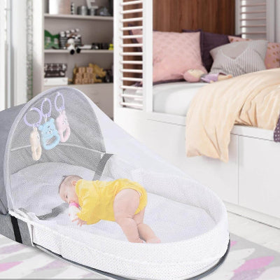 Nid de bébé pliant | Nomade avec moustiquaire