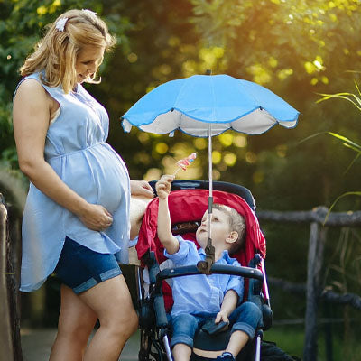 Ombrelle pour poussette | Ajustable Universelle