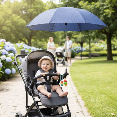 ombrelle pour poussette​ protection du chassis contre les rayures