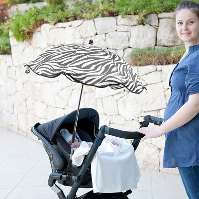 ombrelle pour poussette zebre
