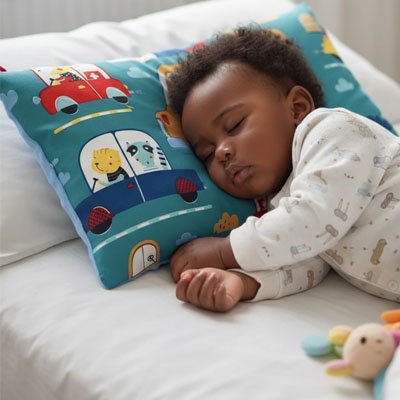 oreiller enfant sans danger