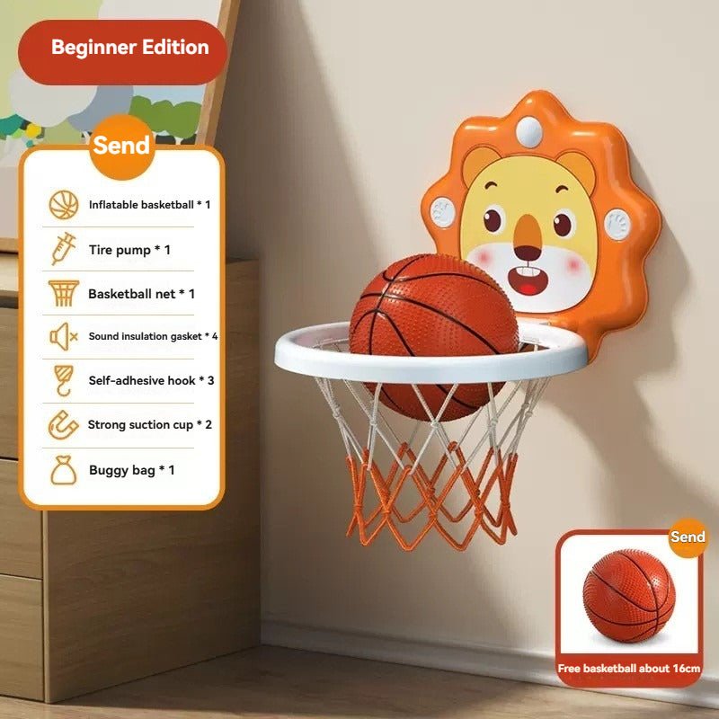 panier de basket enfant kiztoys marron