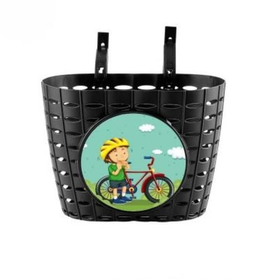 panier de velo noir