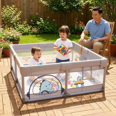 parc bebe dinosaur securise