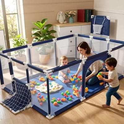 Parc pliable bébé |  Sécurité et praticité