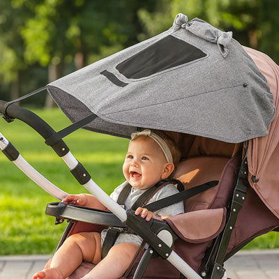 Pare‑soleil poussette | Protection UV renforcée