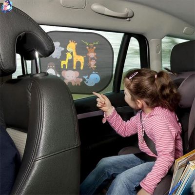 pare soleil voiture grimifit motifs ludique