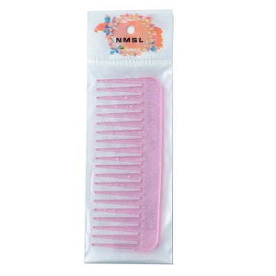 peigne a cheveux paillette rose