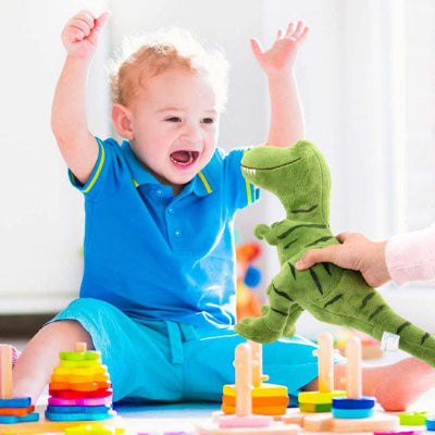 peluche de dinosaure rassurant