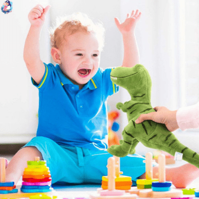 Peluche de dinosaure VORANNOSAURE™ - bebemam.com