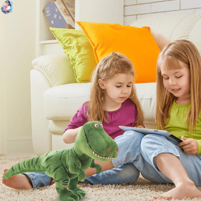 Peluche de dinosaure VORANNOSAURE™ - bebemam.com