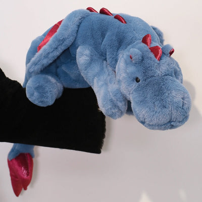 peluche dragon bleu