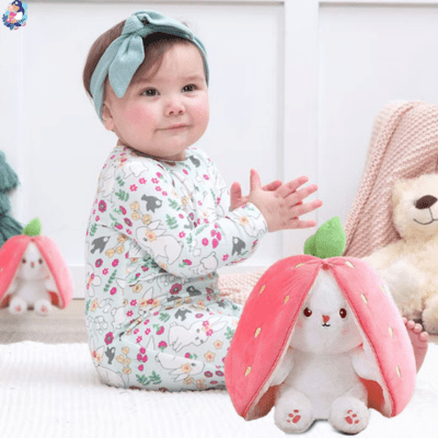 peluche lapin strawberry douceur exceptionnel