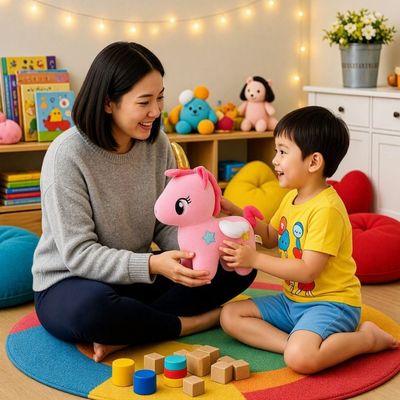peluche licorne apaisante