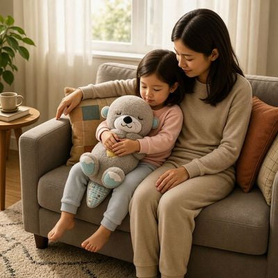 Peluche loutre | douceur apaisante
