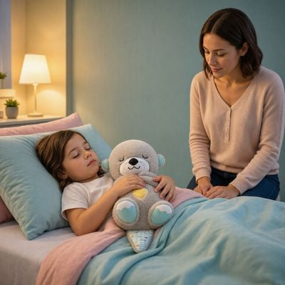 peluche loutre emotion