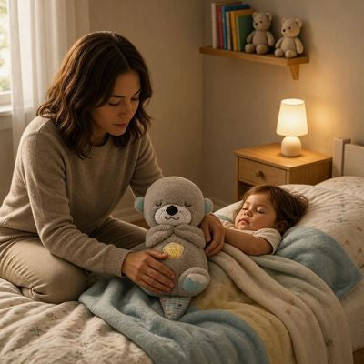 peluche loutre moelleuse