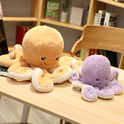 peluche pieuvre velours