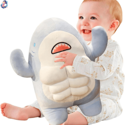 Peluche requin musclé TODD MOMY™ - bebemam.com