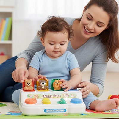 piano bebe touches musicales colorees