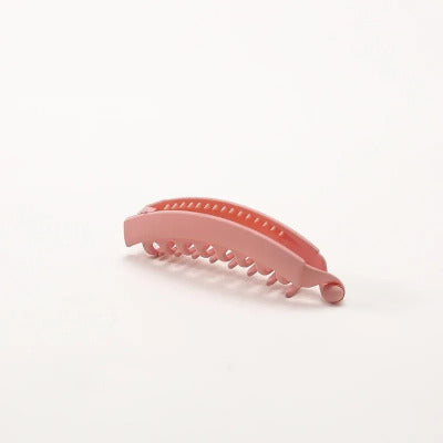 pince a cheveux banane rose